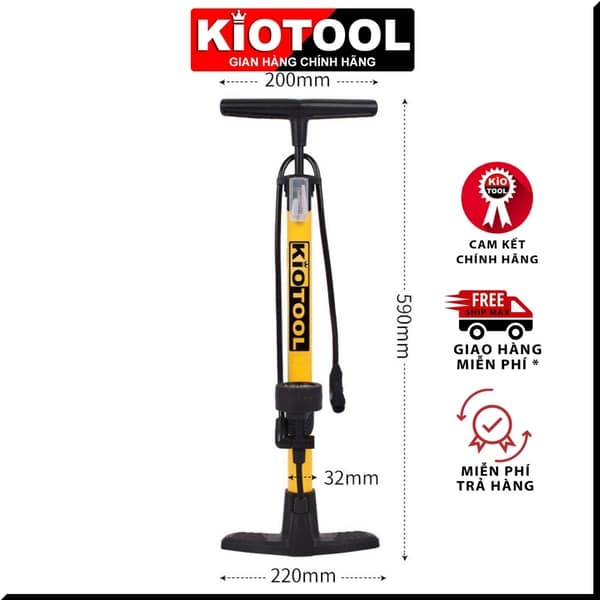 Bơm Lốp Xe Đạp Bao Nhiêu Là Đủ? Cách Sử Dụng Bơm Xe Kiotool Hiệu Quả