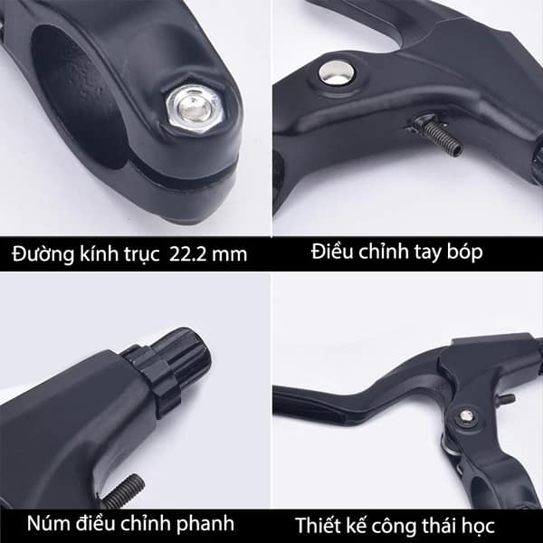 Cặp tay phanh xe đạp Kiotool nhôm hợp kim có phù hợp cho xe đạp trẻ em không?
